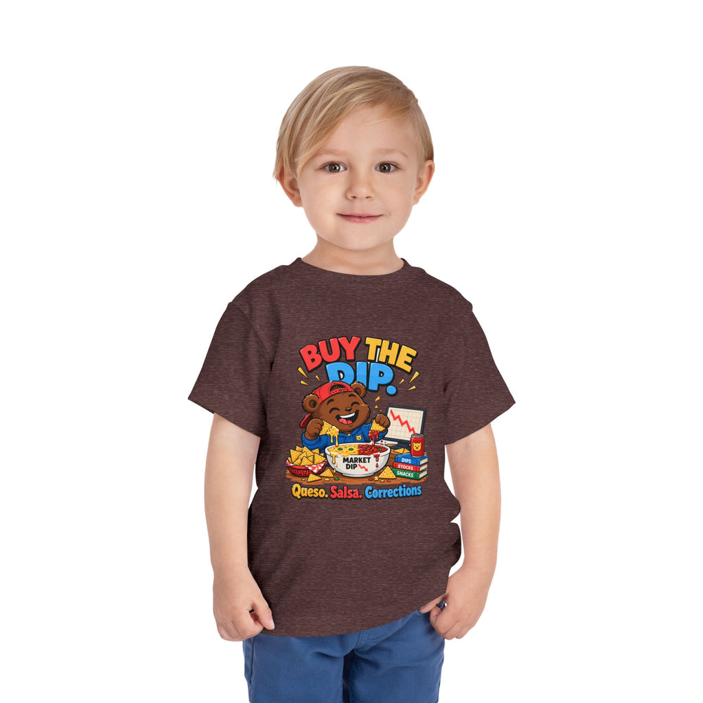 BUY THE DIP BEAR. Toddler Tee | Funny Finance Kids Clothing