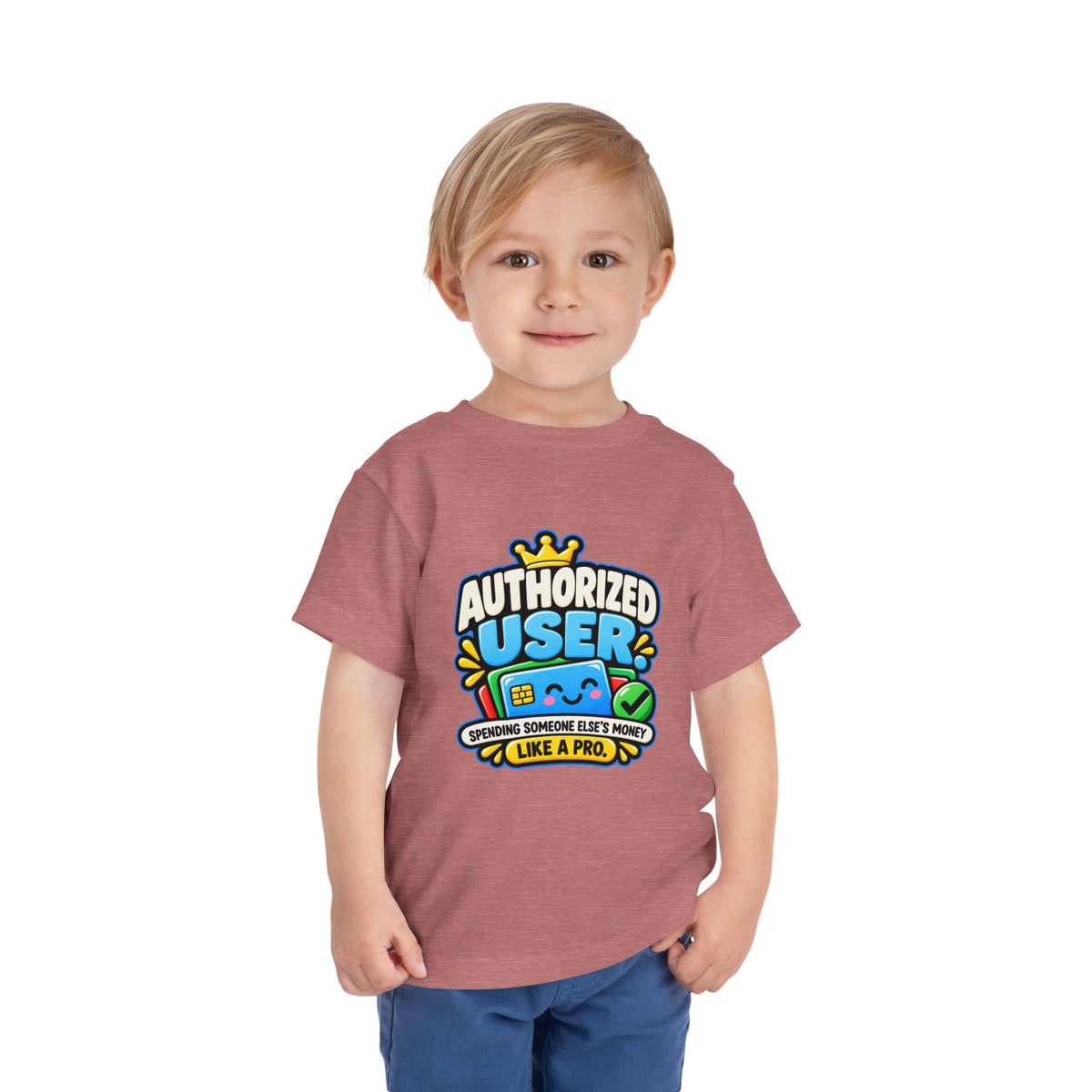 Authorized user? Girls' Toddler Tee | Funny Finance Kids Clothing