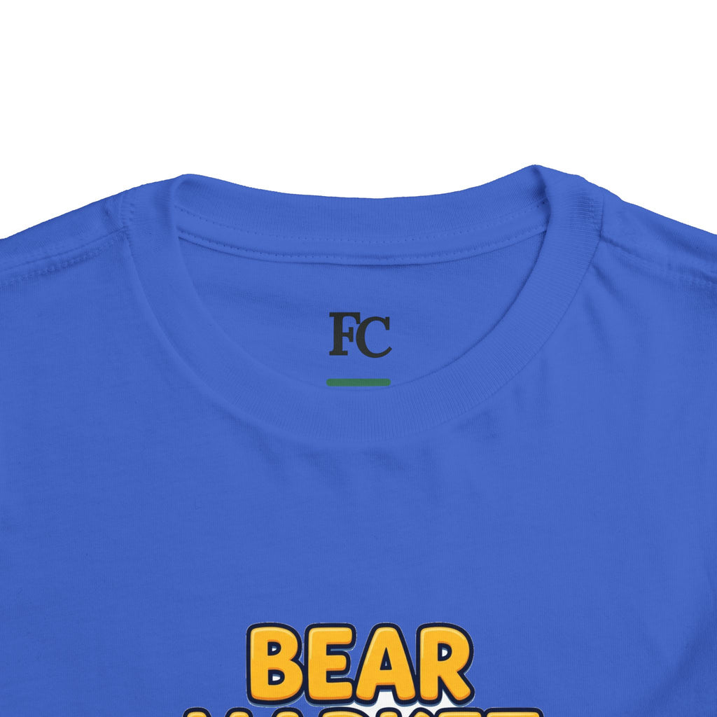 BEAR MARKET. Boys' Toddler Tee | Funny Finance Kids Clothing