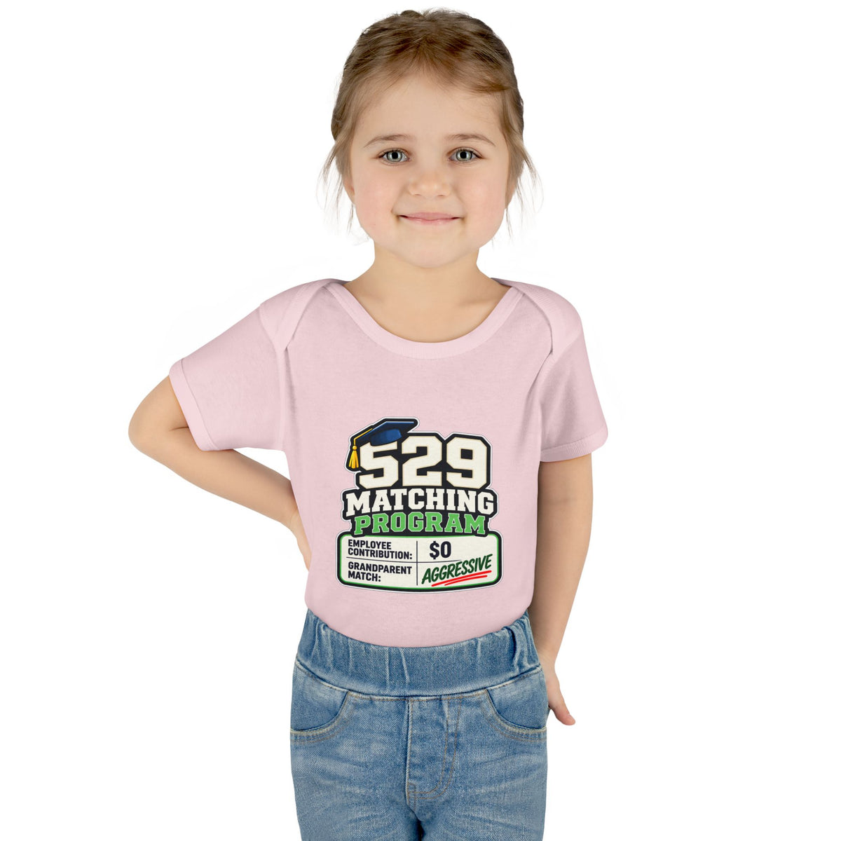 529 Matching Program: Grandparents Baby Bodysuit | Funny Finance Kids Clothing