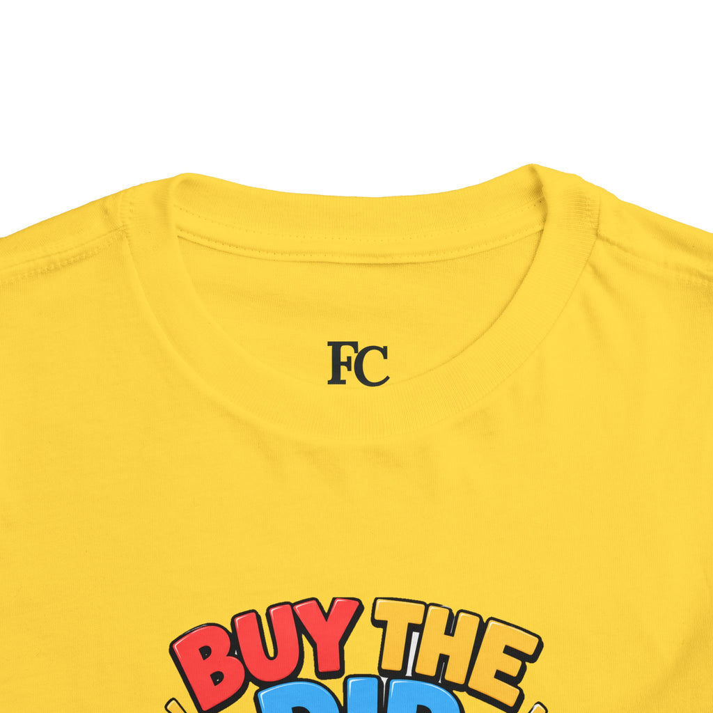 BUY THE DIP BEAR. Toddler Tee | Funny Finance Kids Clothing
