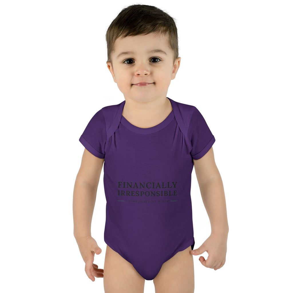 Financially Irresponsible Baby Bodysuit | Funny New Parent Gift