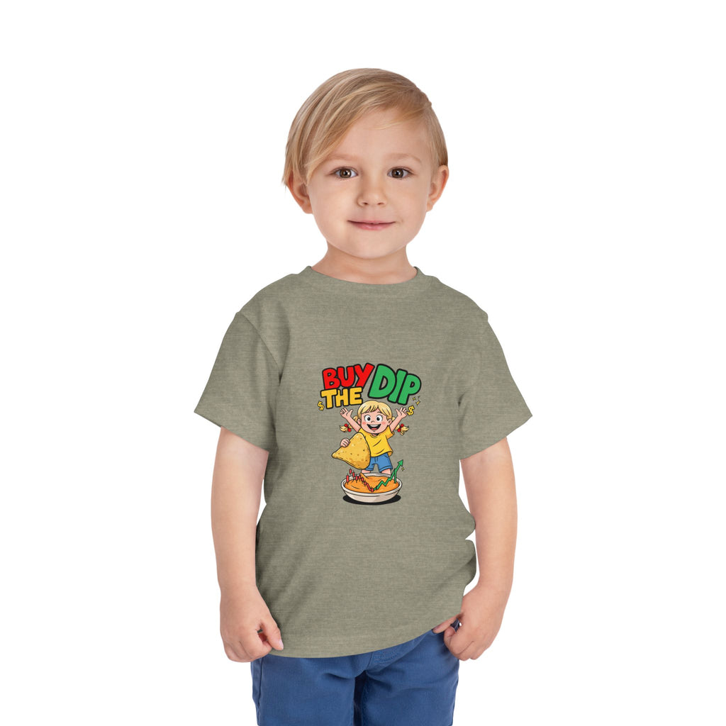 BUY THE DIP. Girls' Toddler Tee | Funny Finance Kids Clothing