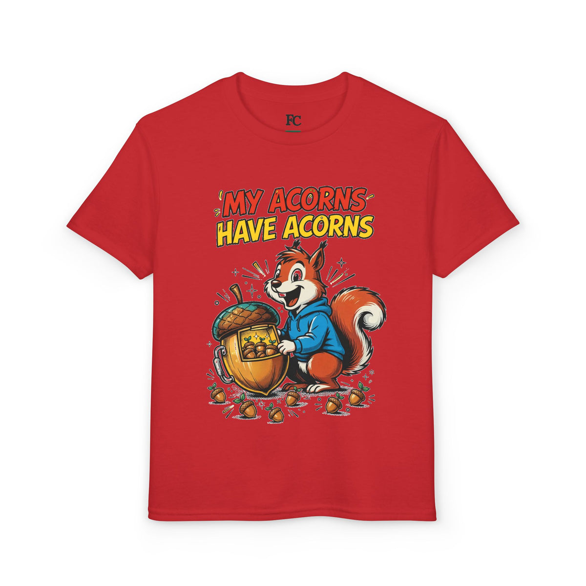 MY ACORNS HAVE ACORNS. Youth Tee | Funny Finance Kids Clothing