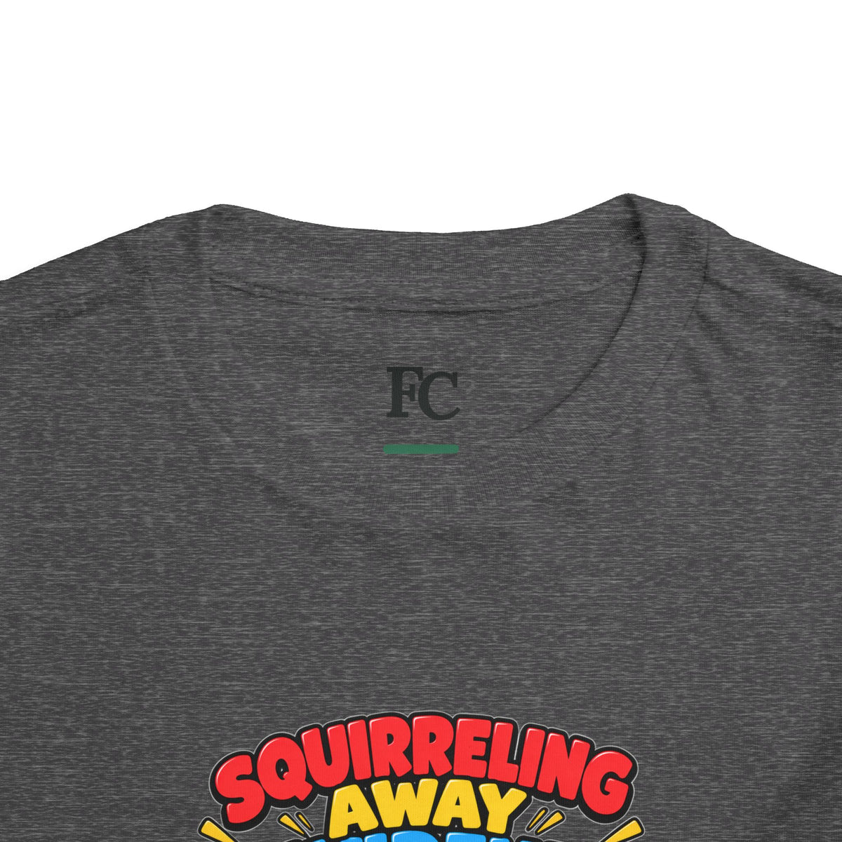 SQUIRRELING AWAY DIVIDENDS. Toddler Tee | Funny Finance Kids Clothing