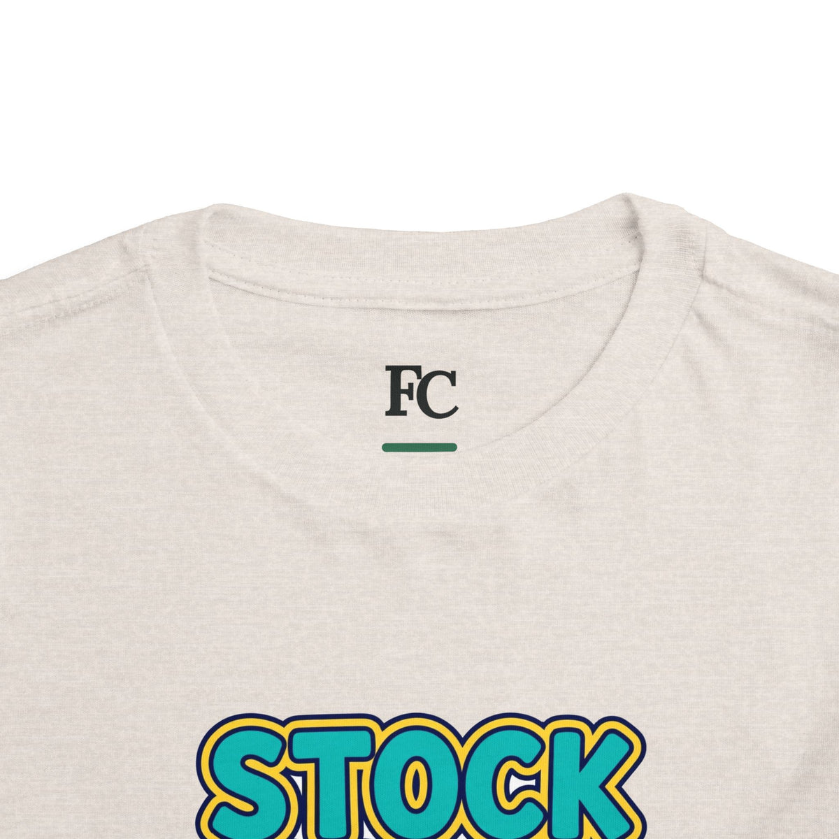 STOCK SPLIT. Girls' Toddler Tee | Funny Finance Kids Clothing