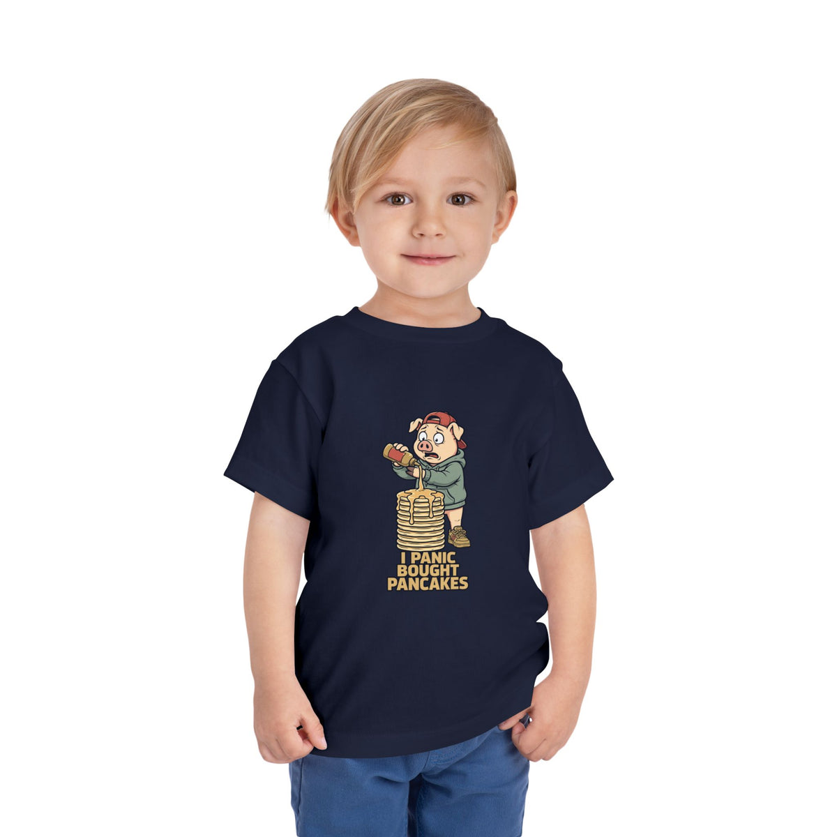 I PANIC BOUGHT PANCAKES. Toddler Tee