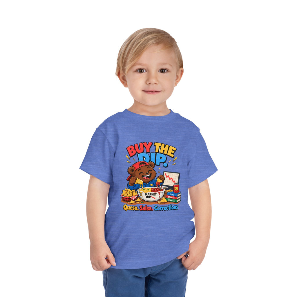 BUY THE DIP BEAR. Toddler Tee | Funny Finance Kids Clothing