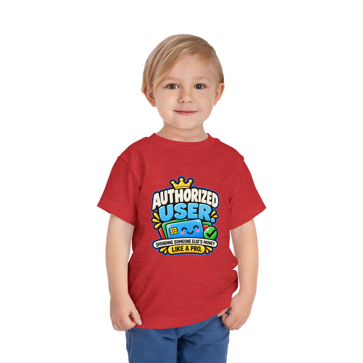 Authorized user? Girls' Toddler Tee | Funny Finance Kids Clothing