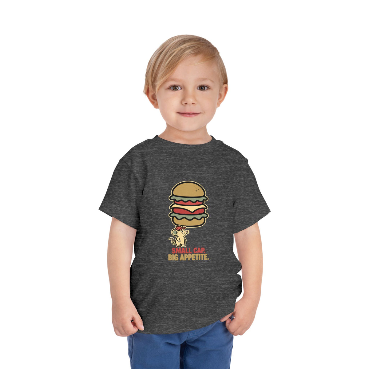 SMALL CAP. BIG APPETITE.. Toddler Tee