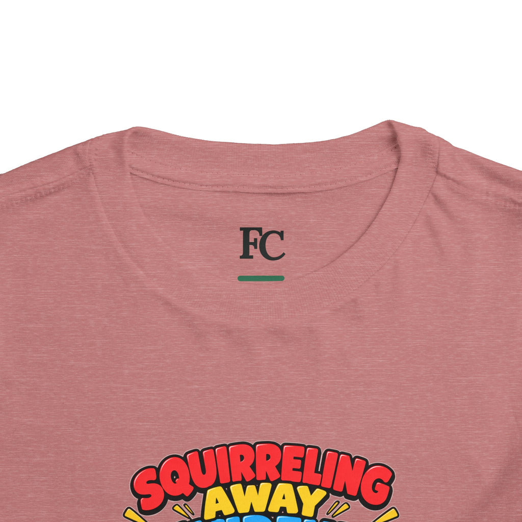 SQUIRRELING AWAY DIVIDENDS. Toddler Tee | Funny Finance Kids Clothing