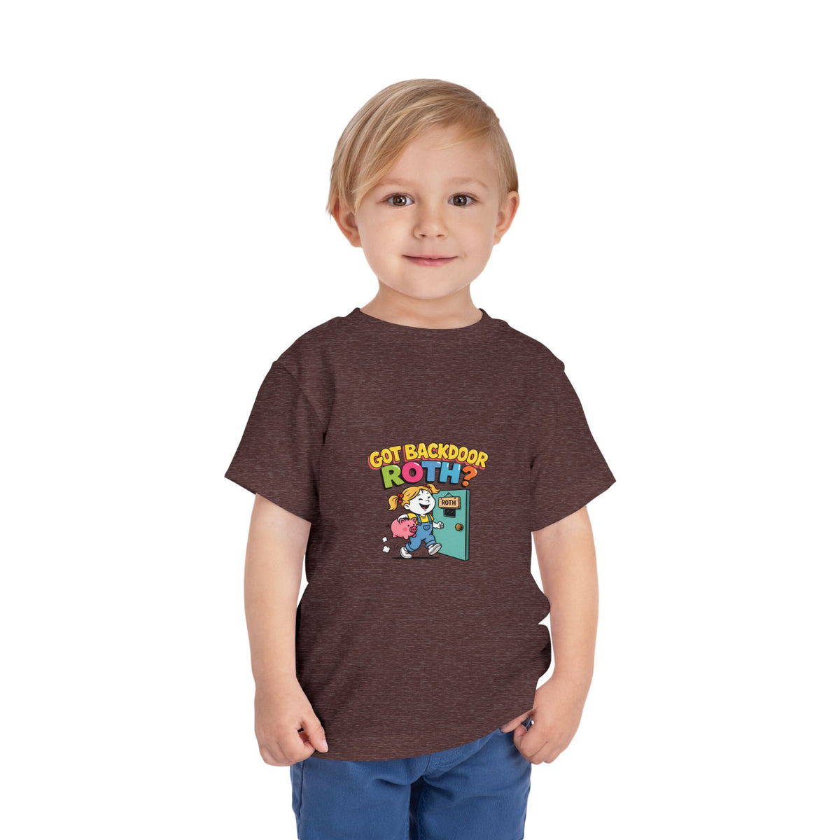 GOT BACKDOOR ROTH? Girls' Toddler Tee | Funny Finance Kids Clothing