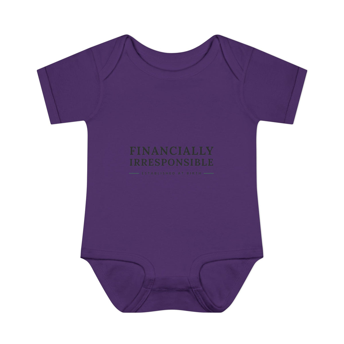 Financially Irresponsible Baby Bodysuit | Funny New Parent Gift