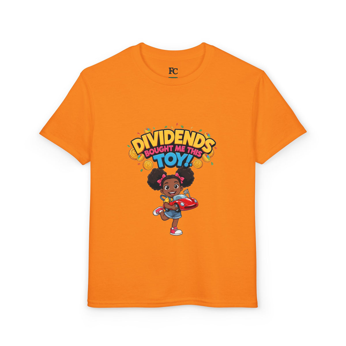 DIVIDENDS BOUGHT ME THIS TOY. Girls' Youth Tee | Funny Finance Kids Clothing