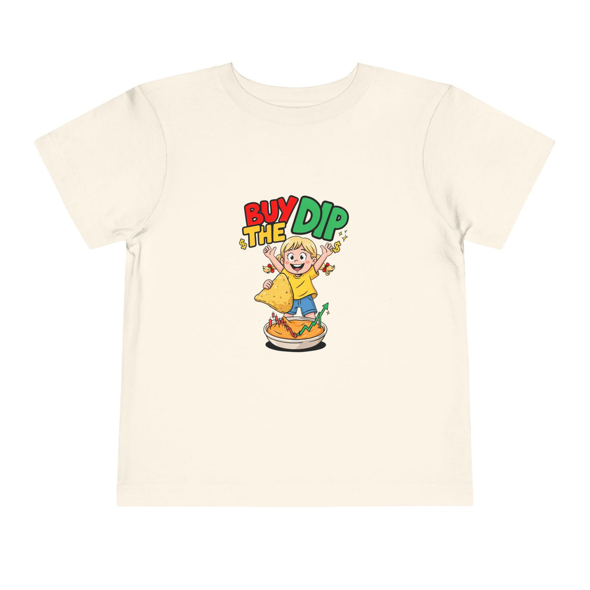BUY THE DIP. Girls' Toddler Tee | Funny Finance Kids Clothing