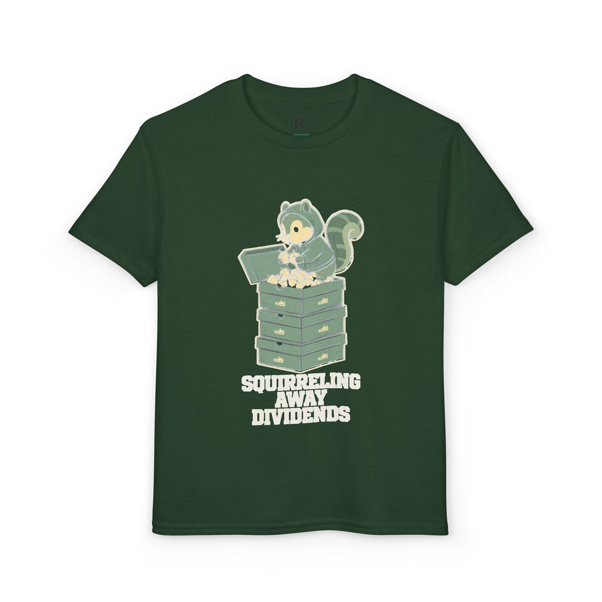 SQUIRRELING AWAY DIVIDENDS. Youth Tee