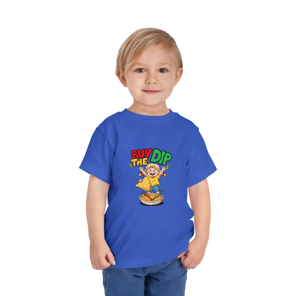 BUY THE DIP. Girls' Toddler Tee | Funny Finance Kids Clothing