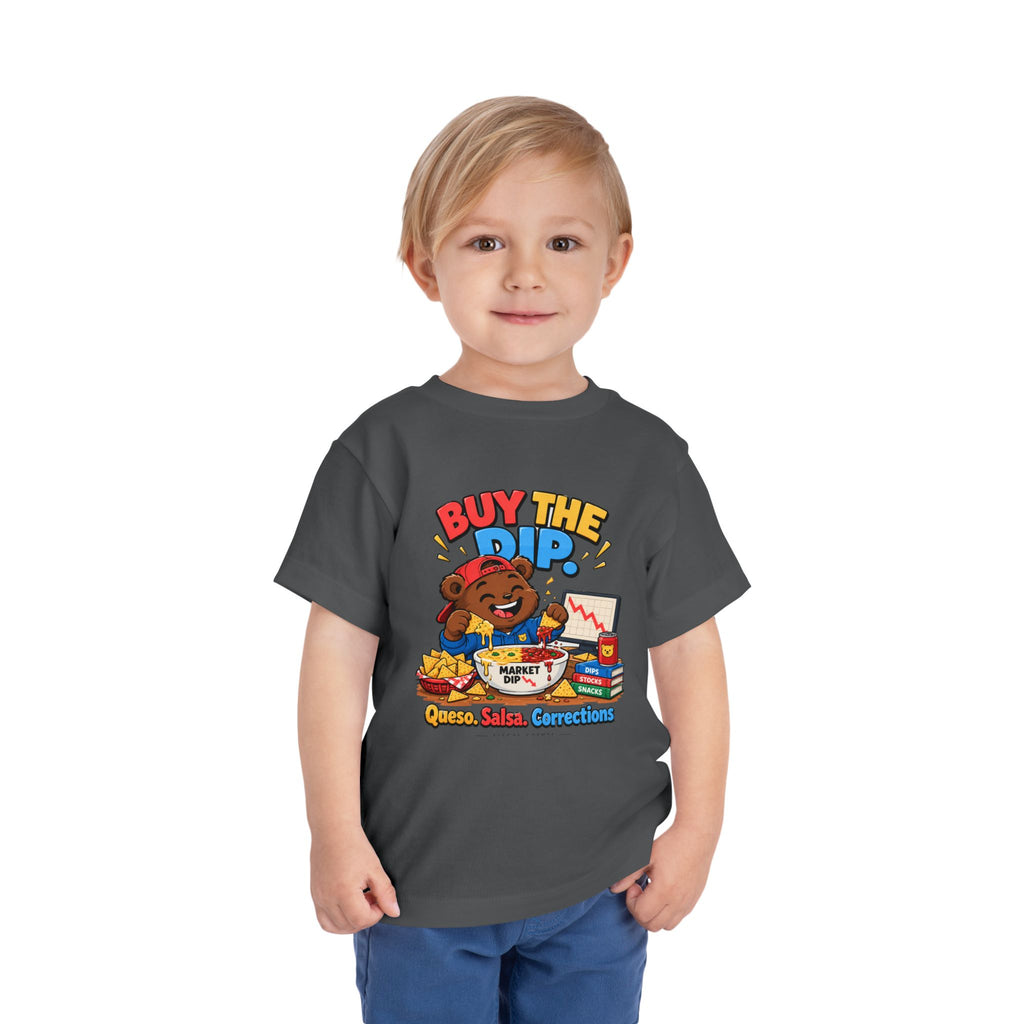 BUY THE DIP BEAR. Toddler Tee | Funny Finance Kids Clothing