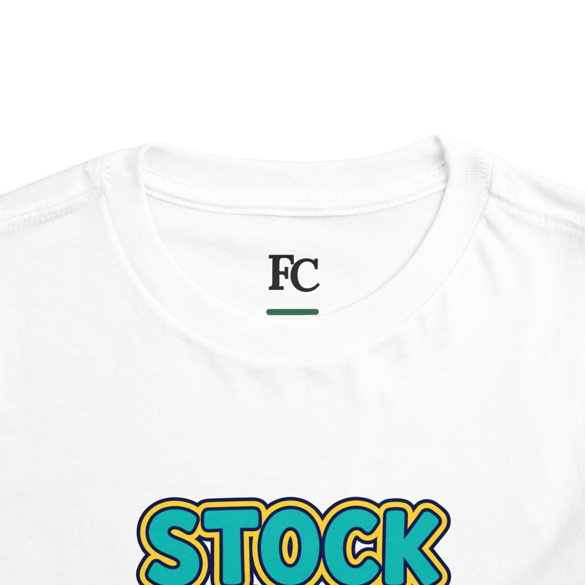 STOCK SPLIT. Girls' Toddler Tee | Funny Finance Kids Clothing