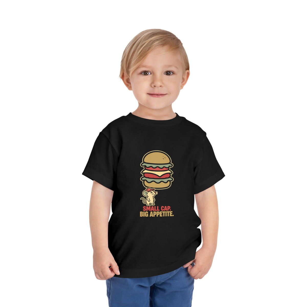 SMALL CAP. BIG APPETITE.. Toddler Tee