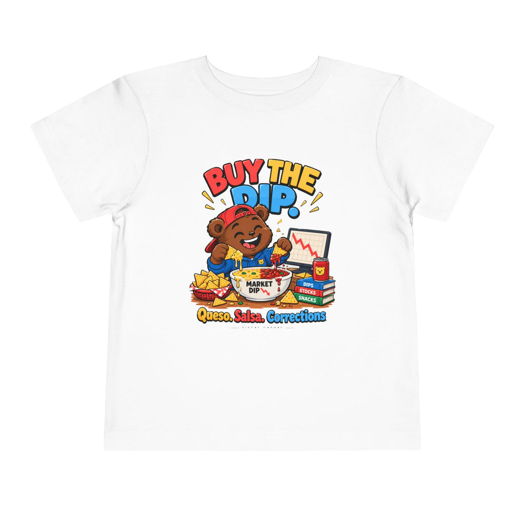 BUY THE DIP BEAR. Toddler Tee | Funny Finance Kids Clothing