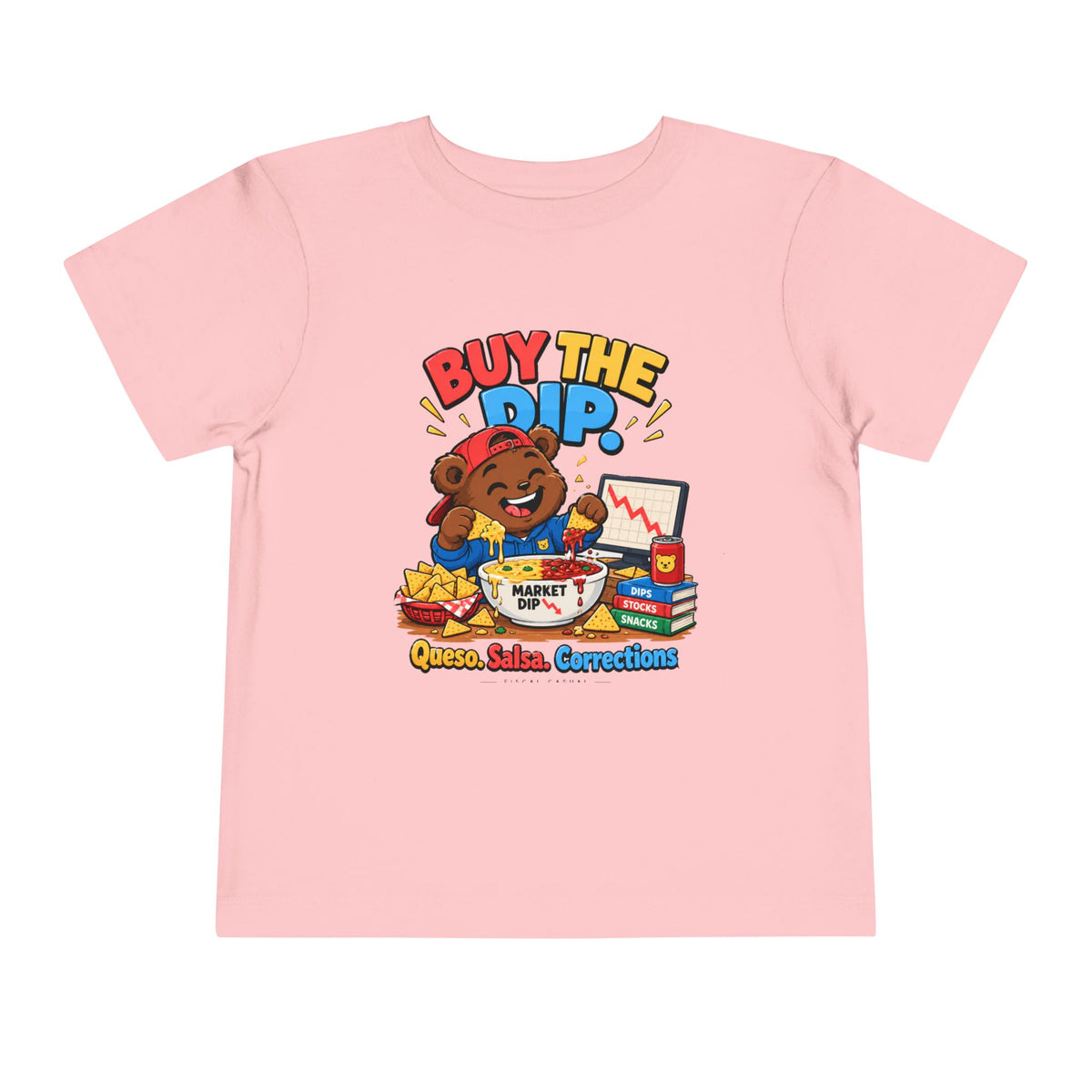 BUY THE DIP BEAR. Toddler Tee | Funny Finance Kids Clothing