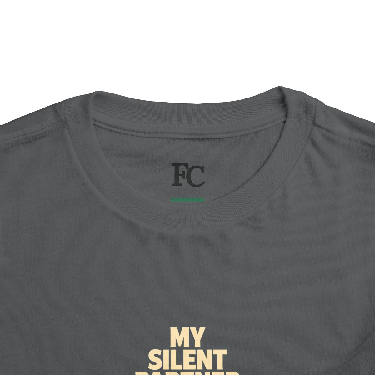 MY SILENT PARTNER. Toddler Tee | Funny Finance Kids Shirt