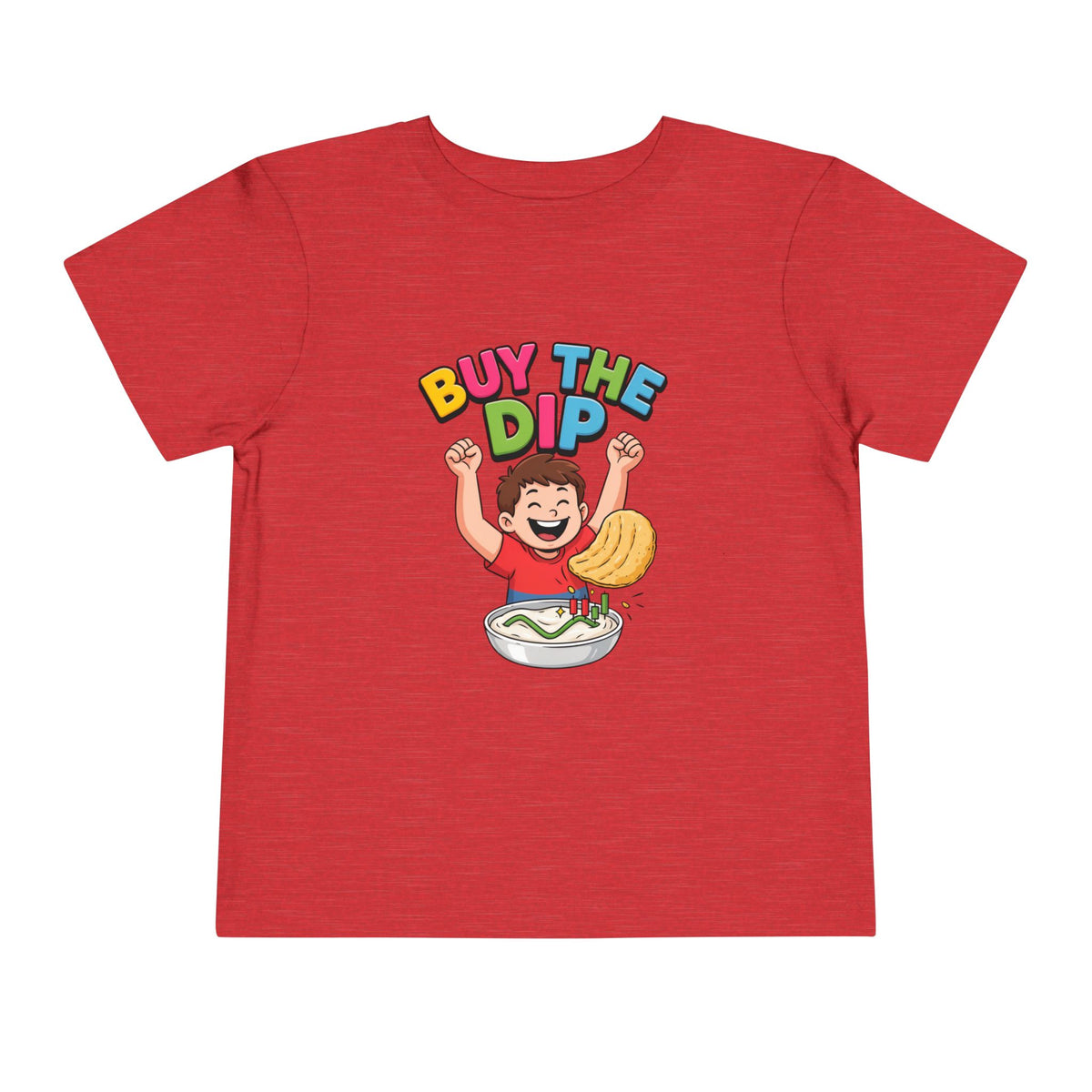 BUY THE DIP. Boys' Toddler Tee | Funny Finance Kids Clothing
