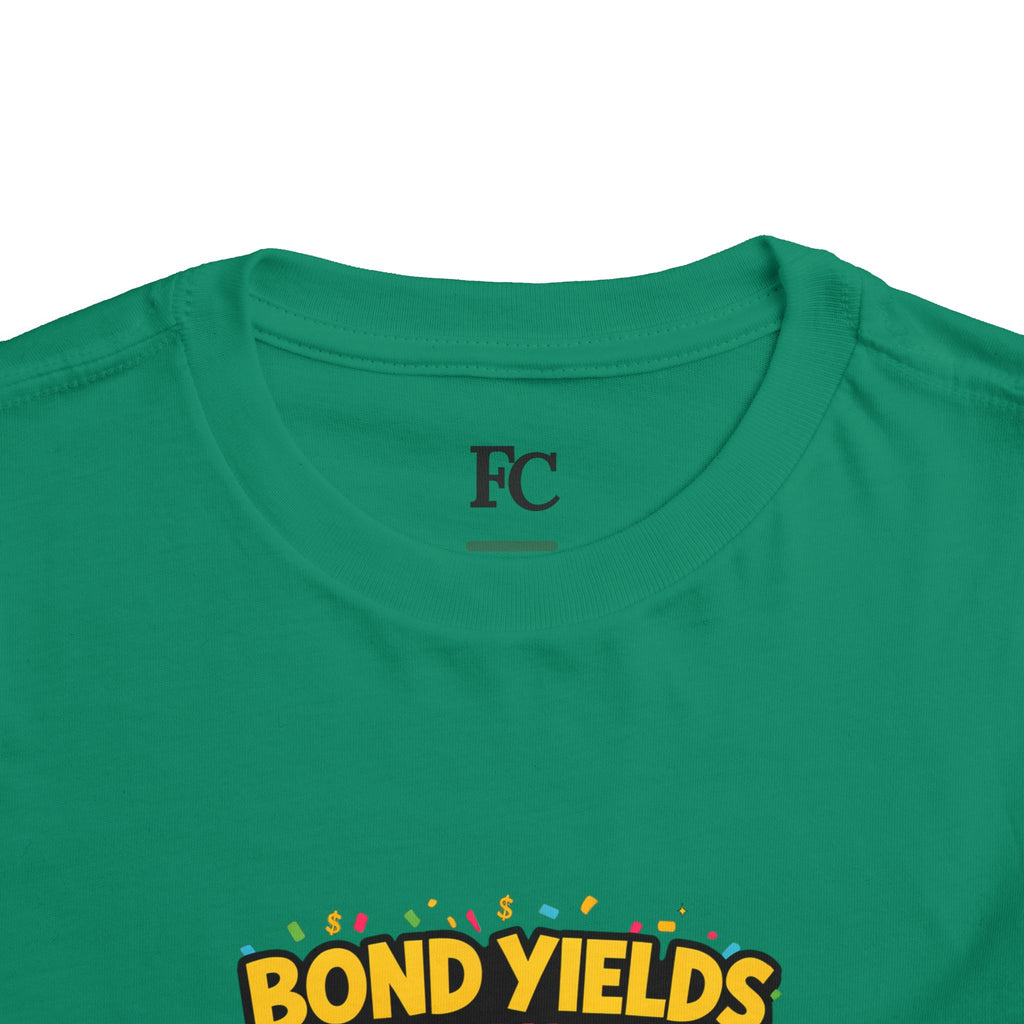 BOND YIELDS BOUGHT ME THIS SHIRT. Boys' Toddler Tee | Funny Finance Kids Clothing