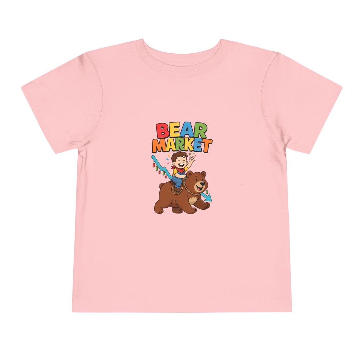 BEAR MARKET. Boys' Toddler Tee | Funny Finance Kids Clothing