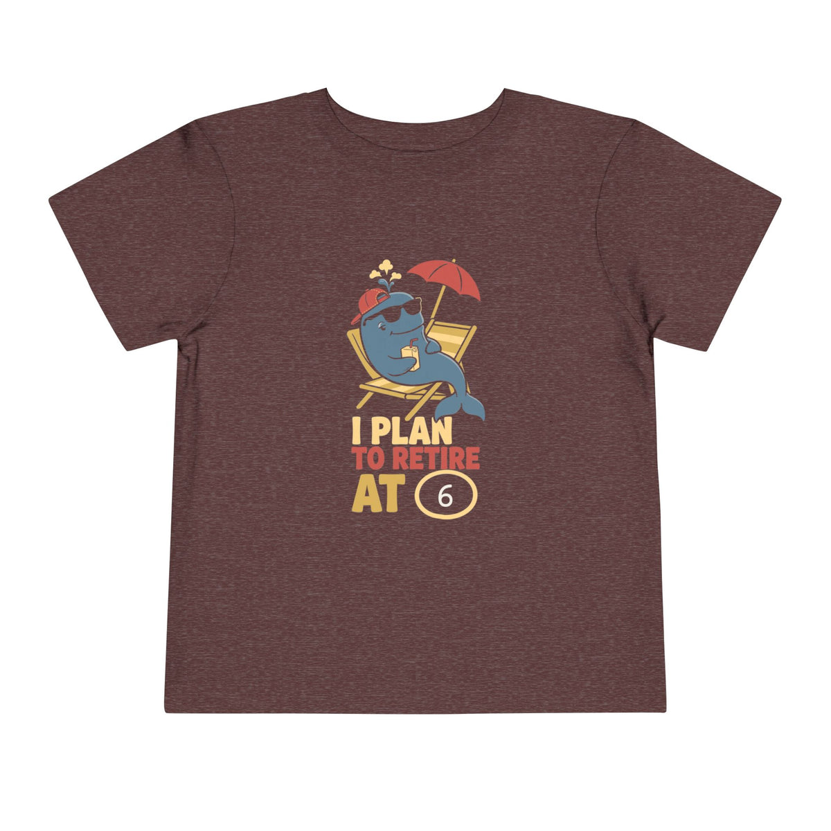 I PLAN TO RETIRE AT [AGE]. Toddler Tee | Personalized Funny Finance Kids Shirt