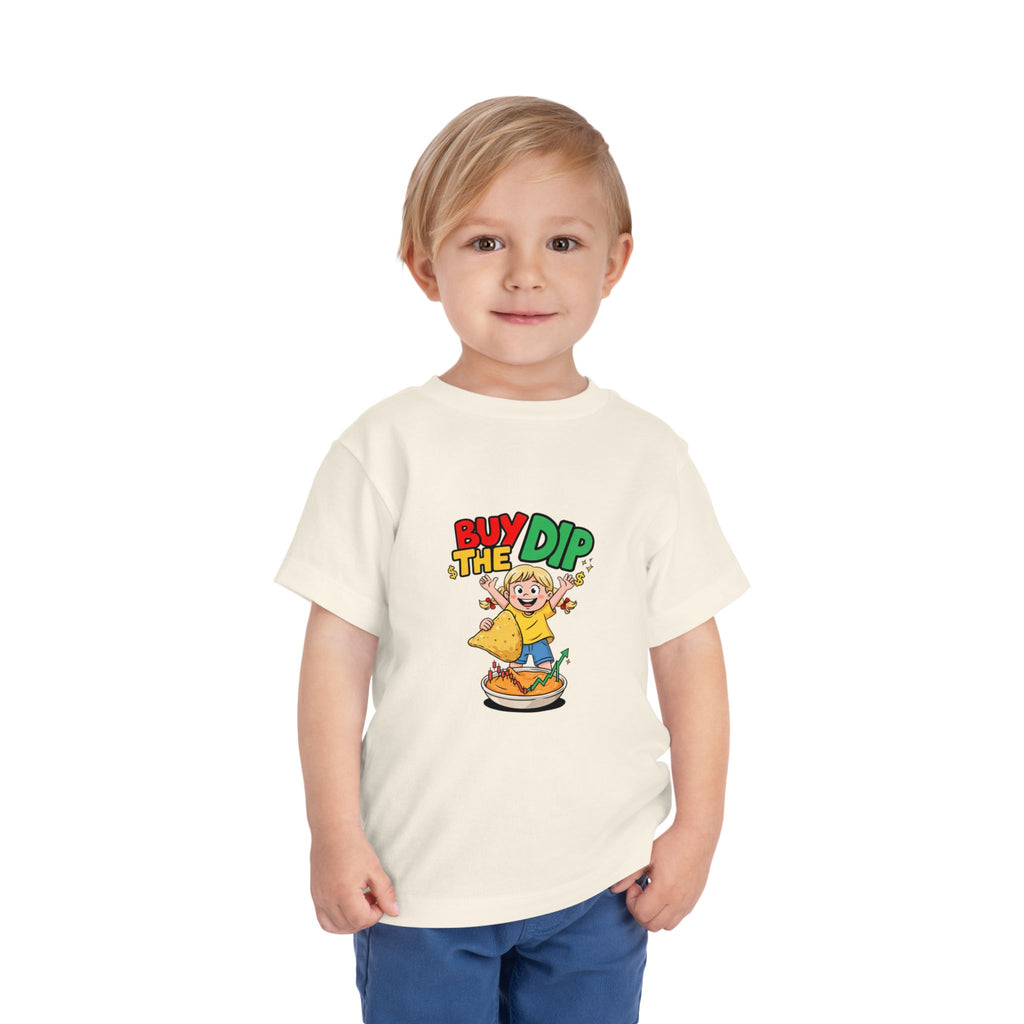 BUY THE DIP. Girls' Toddler Tee | Funny Finance Kids Clothing
