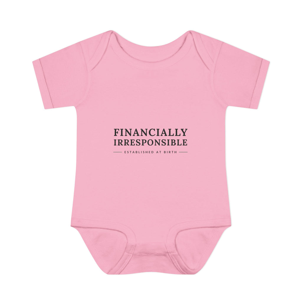 Financially Irresponsible Baby Bodysuit | Funny New Parent Gift
