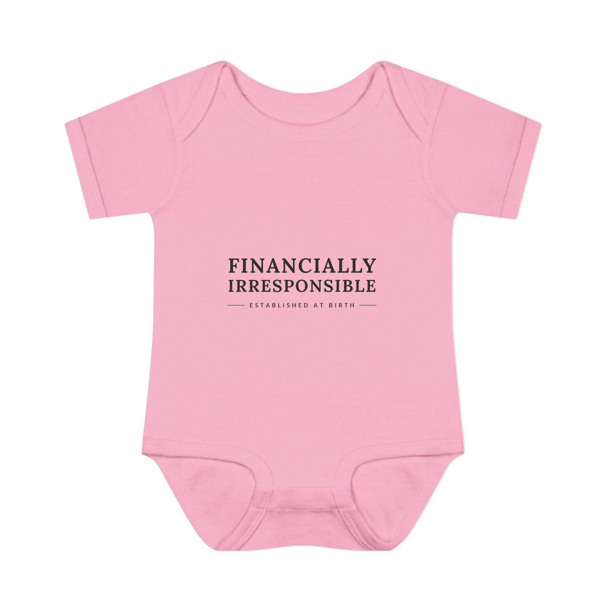 Financially Irresponsible Baby Bodysuit | Funny New Parent Gift