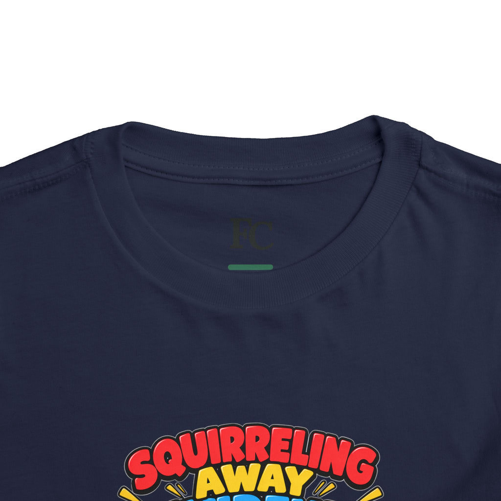 SQUIRRELING AWAY DIVIDENDS. Toddler Tee | Funny Finance Kids Clothing