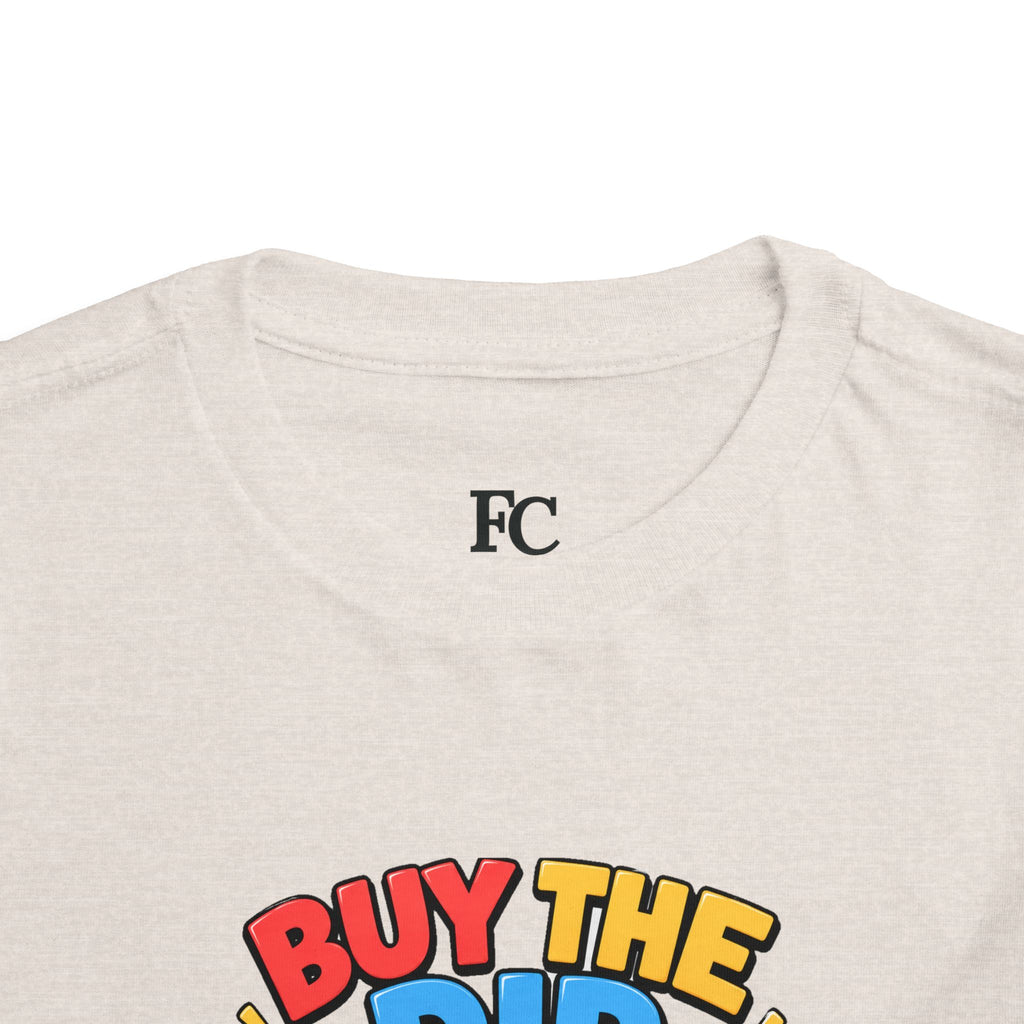 BUY THE DIP BEAR. Toddler Tee | Funny Finance Kids Clothing