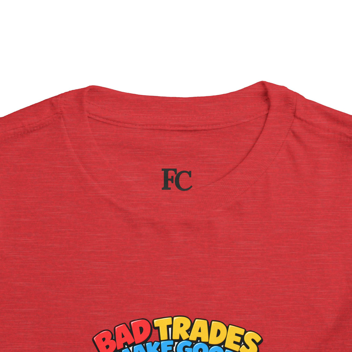 BEAR BAD TRADES. Toddler Tee | Funny Finance Kids Clothing