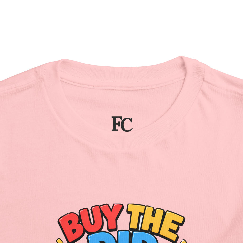 BUY THE DIP BEAR. Toddler Tee | Funny Finance Kids Clothing