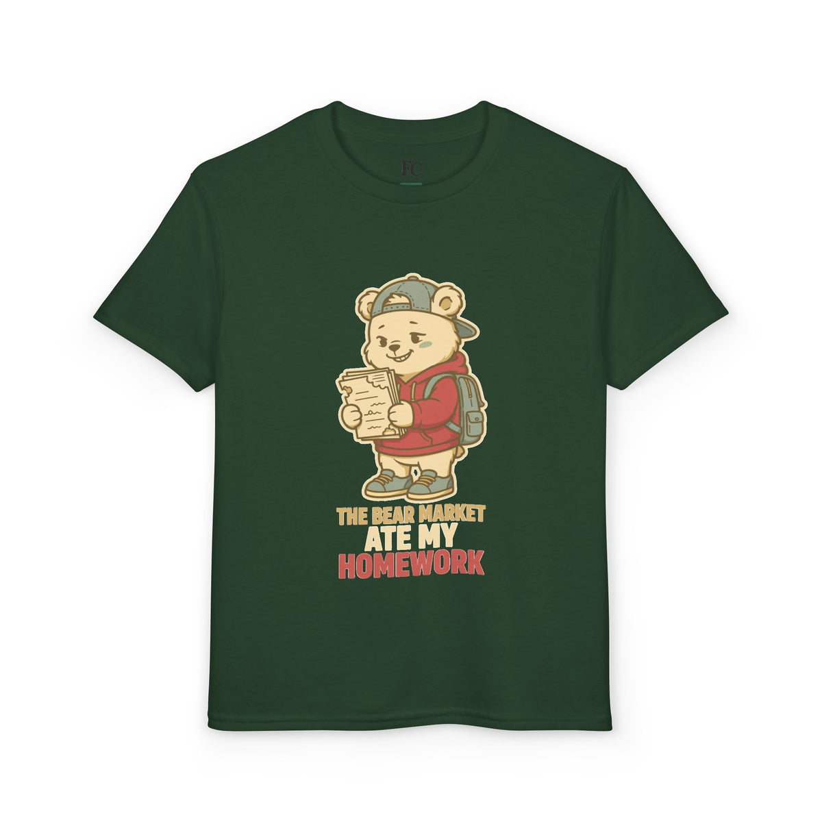 THE BEAR MARKET ATE MY HOMEWORK. Youth Tee