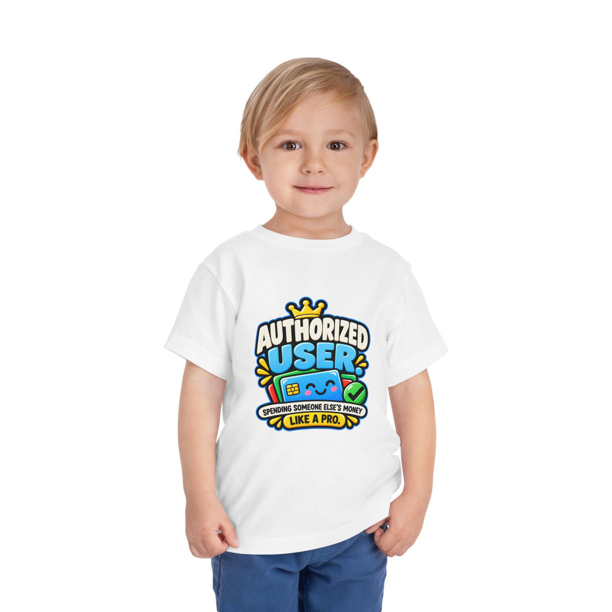 Authorized user? Girls' Toddler Tee | Funny Finance Kids Clothing