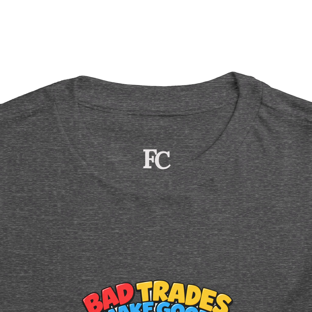 BEAR BAD TRADES. Toddler Tee | Funny Finance Kids Clothing
