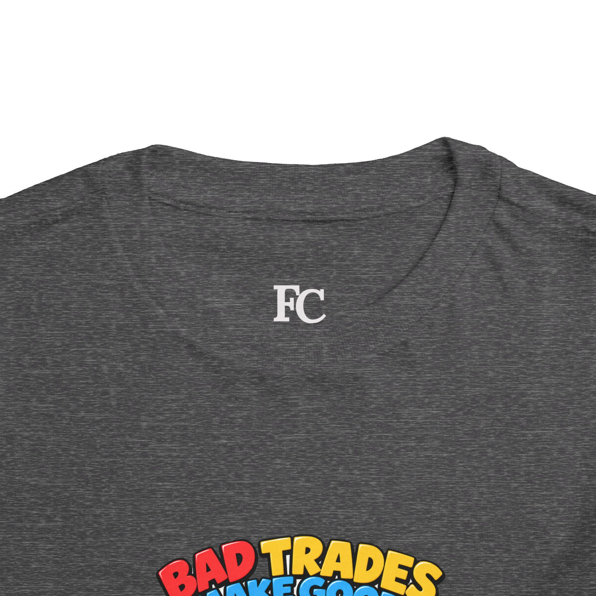 BEAR BAD TRADES. Toddler Tee | Funny Finance Kids Clothing