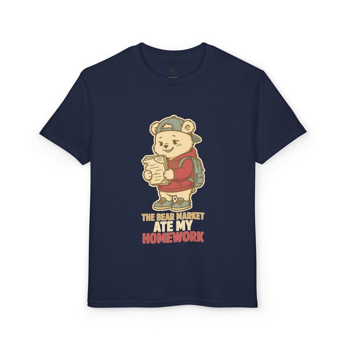 THE BEAR MARKET ATE MY HOMEWORK. Youth Tee