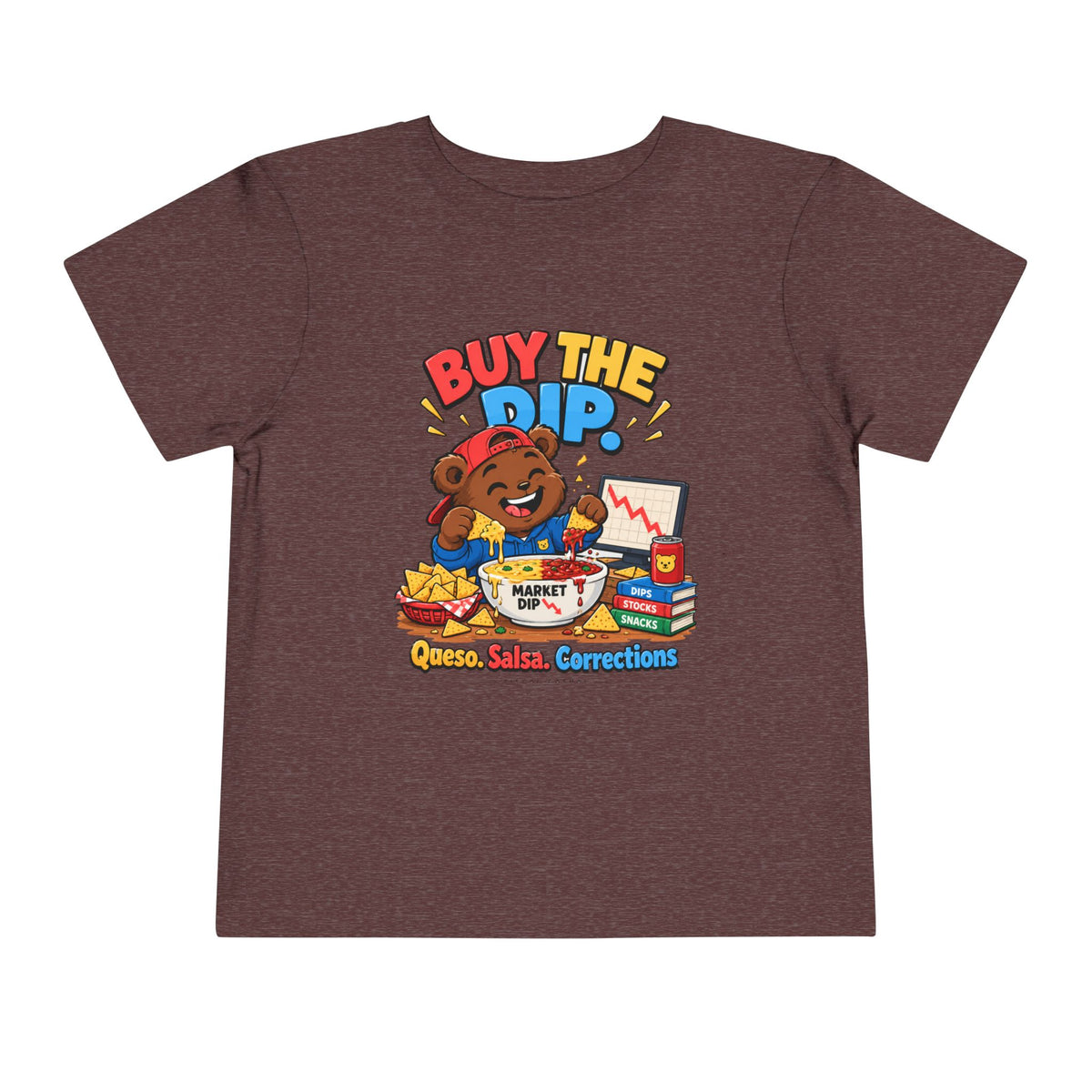 BUY THE DIP BEAR. Toddler Tee | Funny Finance Kids Clothing