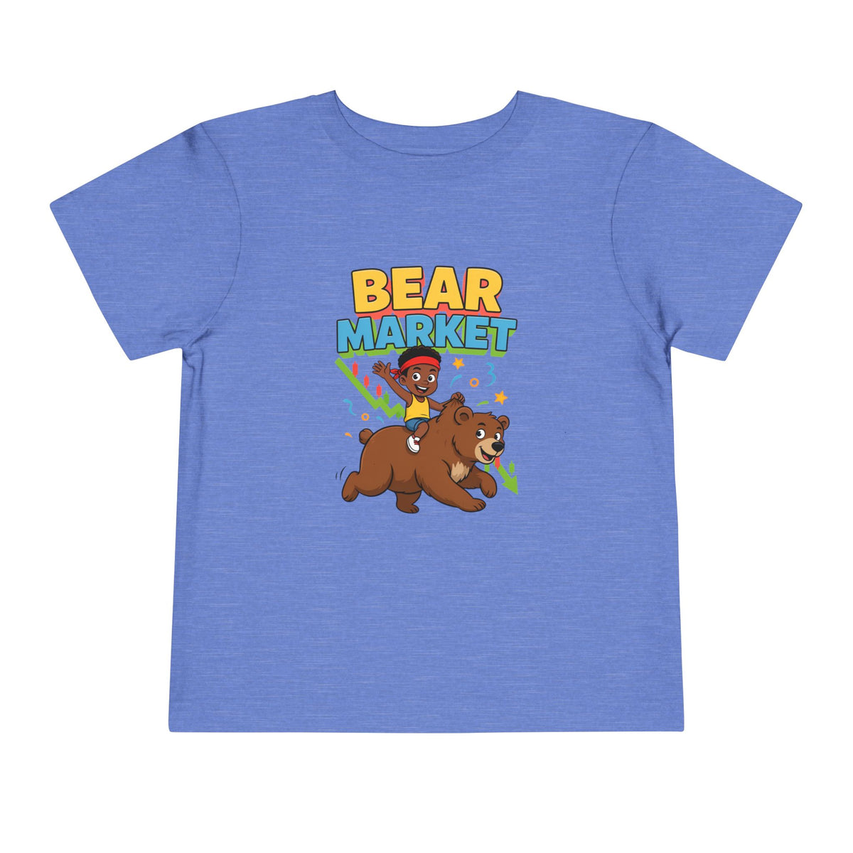 BEAR MARKET. Boys' Toddler Tee | Funny Finance Kids Clothing