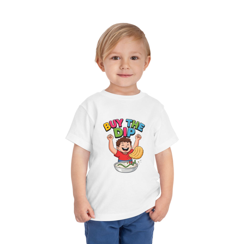 BUY THE DIP. Boys' Toddler Tee | Funny Finance Kids Clothing
