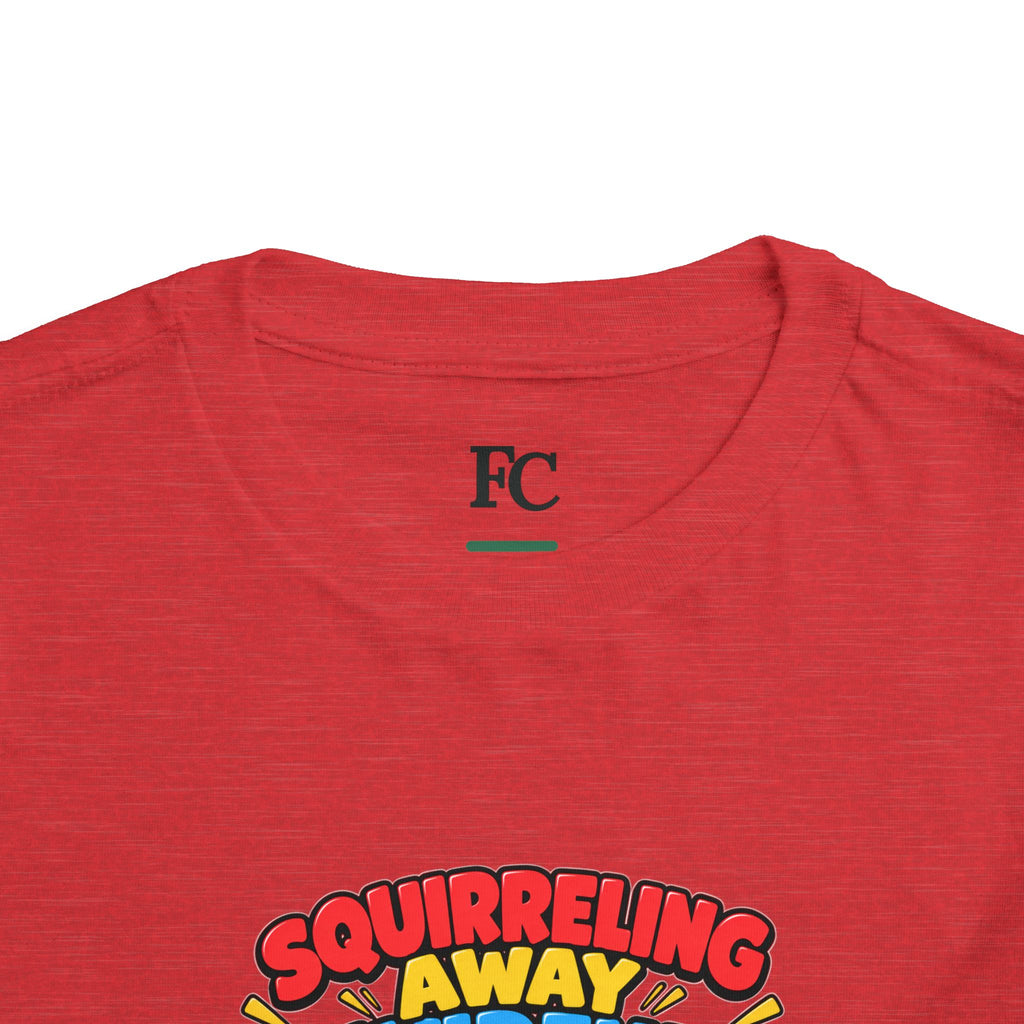 SQUIRRELING AWAY DIVIDENDS. Toddler Tee | Funny Finance Kids Clothing