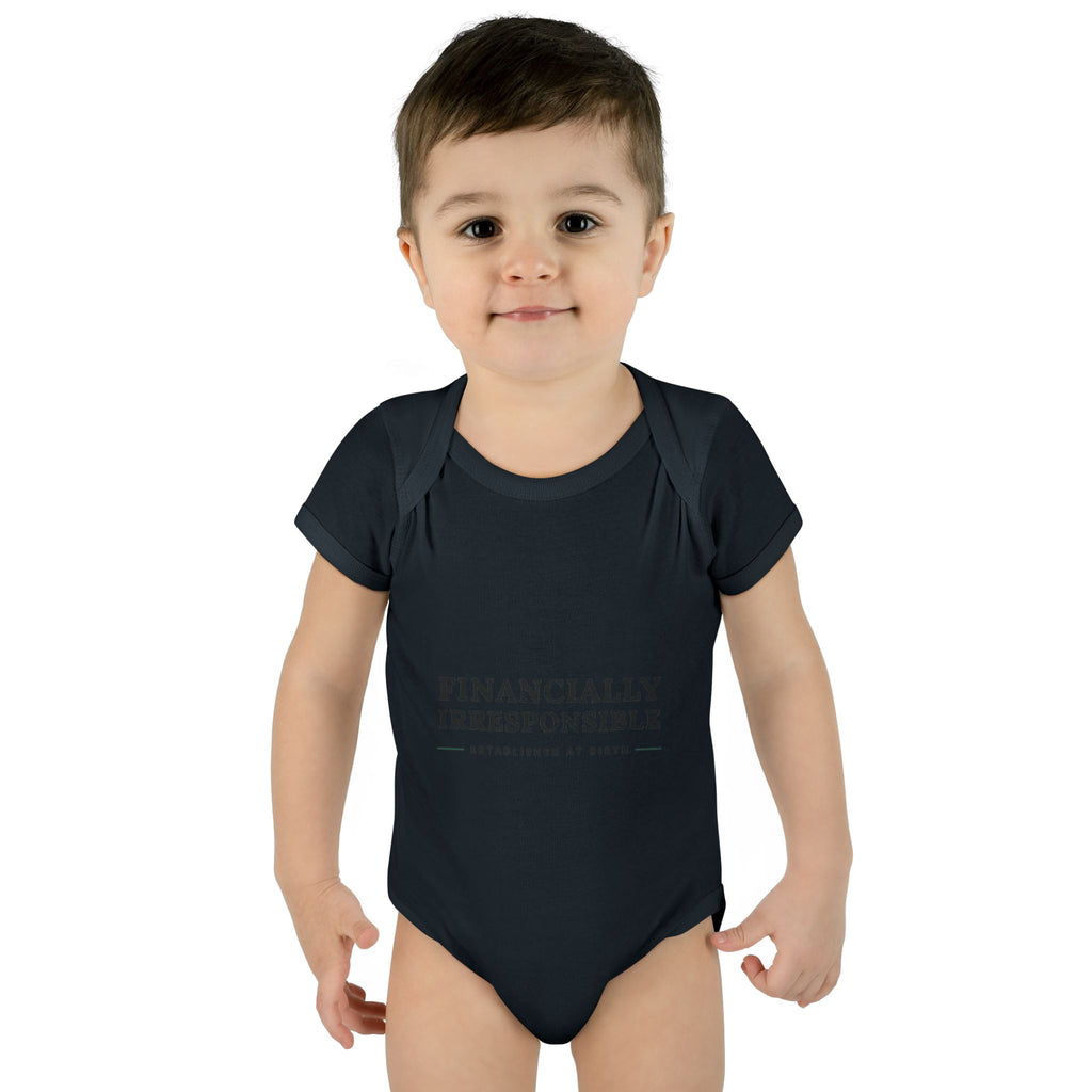 Financially Irresponsible Baby Bodysuit | Funny New Parent Gift