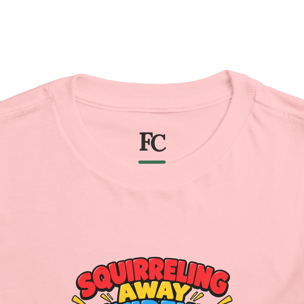 SQUIRRELING AWAY DIVIDENDS. Toddler Tee | Funny Finance Kids Clothing