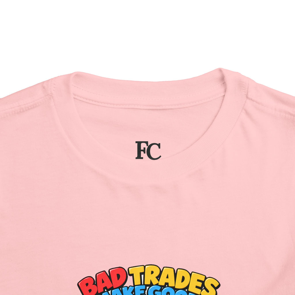 BEAR BAD TRADES. Toddler Tee | Funny Finance Kids Clothing